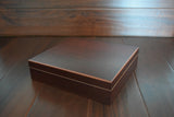Initial Monogram Cigar Humidor Groomsmen Wood Box Engraved Monogram Personalized