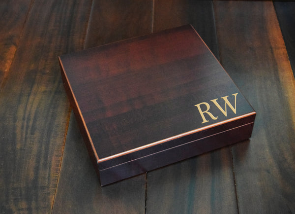 Monogrammed Wood Box