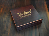 Groomsmen Groomsman Gift Box Set - Custom Flask Lighter Knife Bottle Opener Best Selling Groomsmen Gift